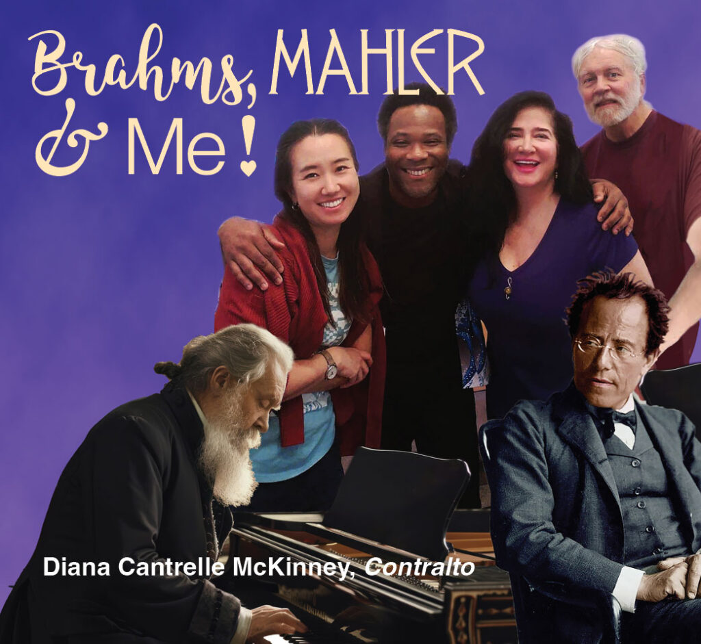 CD cover art for Diana Cantrelle's Brahms, Mahler and Me! Audio CD